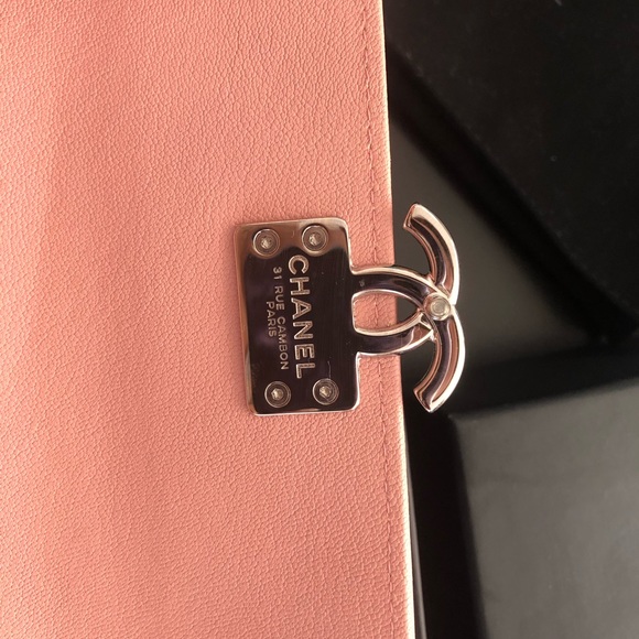 Chanel Caviar pink flap wallet - Picture 6 of 10